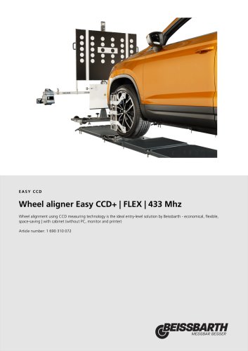 Wheel aligner Easy CCD+ | FLEX | 433 Mhz