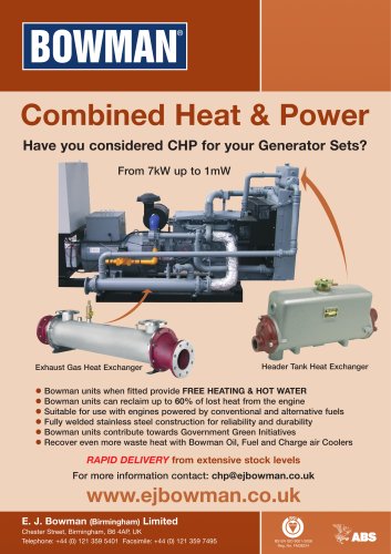 Combined Heat & Power Leaflet