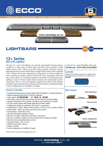 12+ Series R65 LED Lightbar