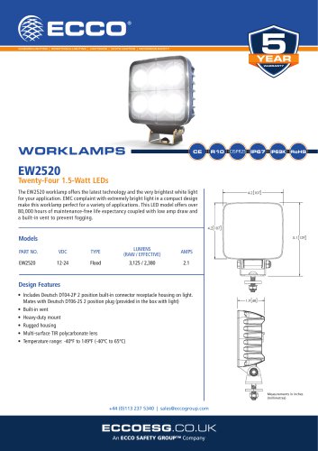 EW2520 Twenty-Four 1.5-Watt LEDs