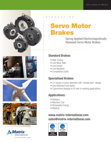 Servo Motor Brakes