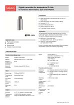 Digital transmitter for temperature IO-Link