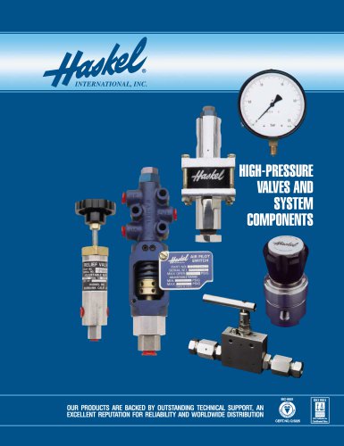 High Pressure Valves and System Accessories