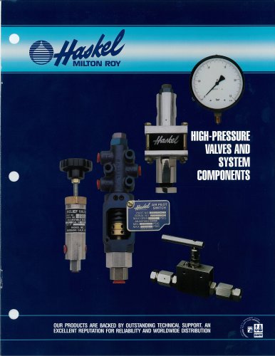 High Pressure Valves & System Components