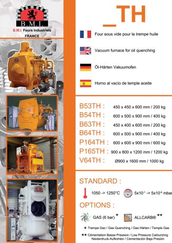 _TH: vacuum furnaces for oil quenching