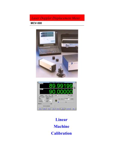 Linear Machine Calibrator