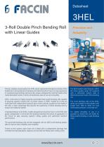 Faccin 3-Roll Double Pinch Plate Roll 3HEL Series