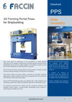 Faccin 3D Forming Portal Press PPS Series