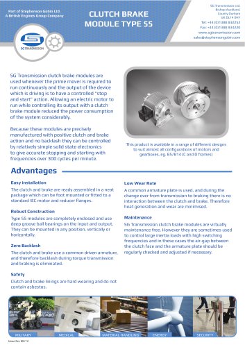 Clutch Brake IEC Modules