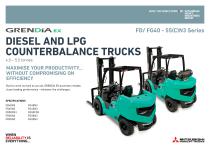 DIESEL AND LPG  COUNTERBALANCE TRUCKS