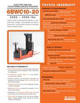 Walkie Counterbalanced Stacker