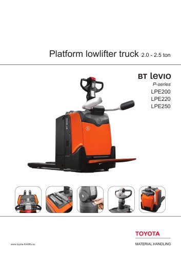 BT Levio P-series - Platform lowlifter truck 2.0 - 2.5 ton