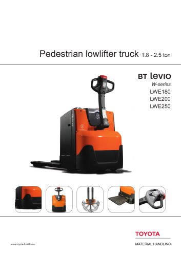 BT Levio - Pedestrian lowlifter truck 1.8 - 2.5 ton