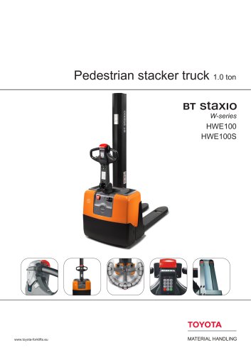 BT Staxio W-series - Pedestrian stacker truck 1.0 ton