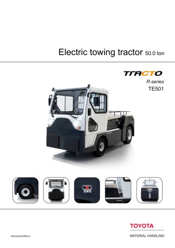 Electric towing tractor