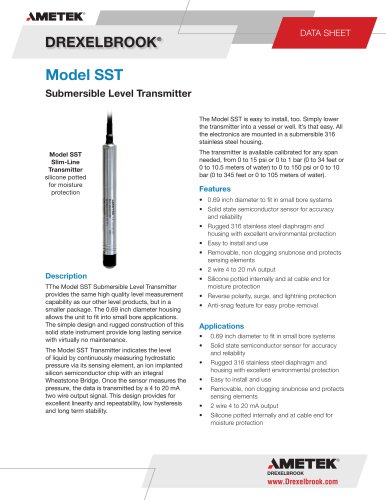 Model SST Slim-Line