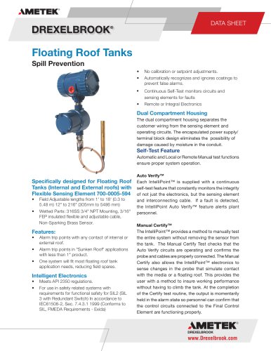 SXRLTX Series, Floating Roof Tanks