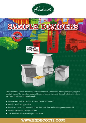 SAMPLE DIVIDERS