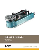 Parker Hydraulic Tube Bender, Model HB632 Operation Manual--Bul. 4391-B26