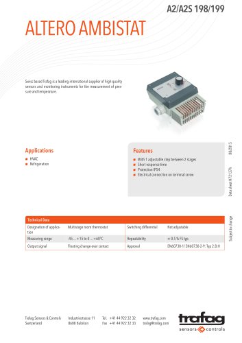 Data Sheet A2/A2S 198/199