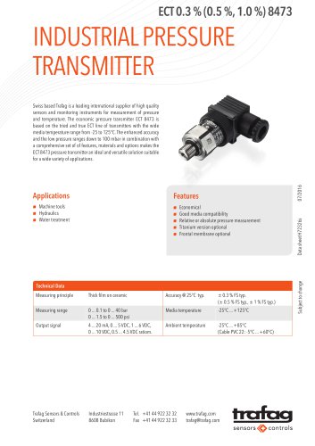 Data Sheet ECT 0.3 % (0.5 %, 1.0 %) 8473