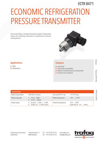 Data Sheet ECTR 8471