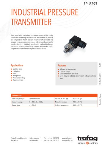 Data Sheet EPI 8297