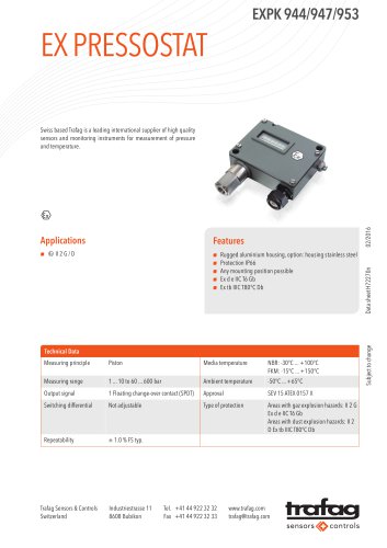 Data Sheet EXPK 944/947/953