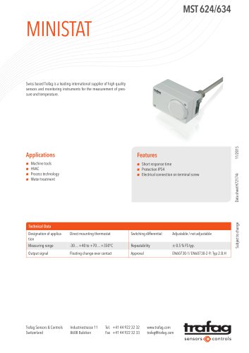 Data Sheet MST 624/634