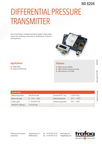 Differential Pressure Transmitter