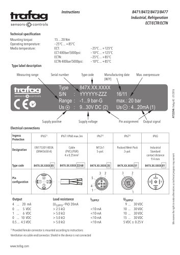 Instruction ECT 0.3 % (0.5 %, 1.0 %) 8473