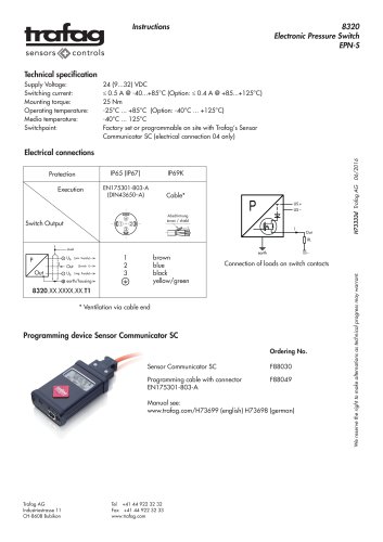 Instruction EPN-S 8320