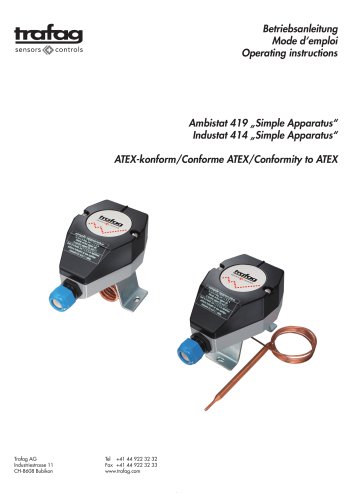 Instruction «Simple Apparatus» conformity to ATEX 414