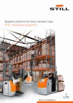 Bespoke solutions for every transport task. STILL warehouse equipment.