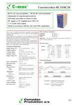 RC15/RC20, current relays