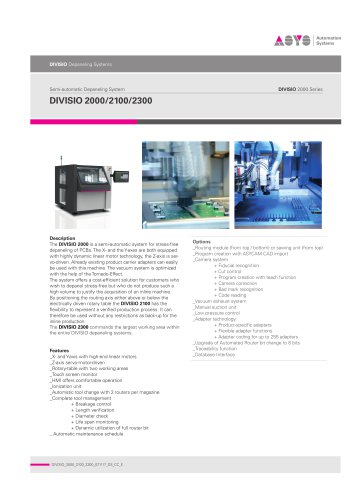 DIVISIO 2000 Series