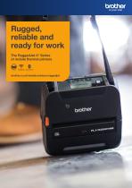The RuggedJet 4" Series of mobile thermal printers
