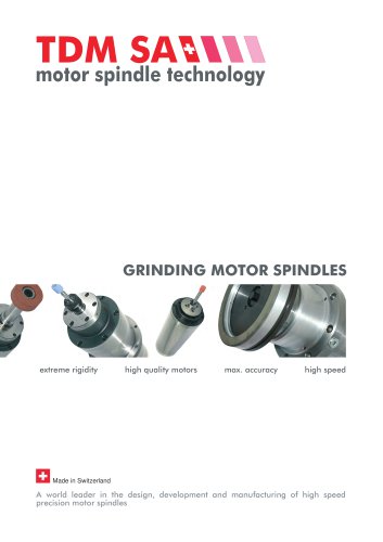 GRINDING MOTOR SPINDLES