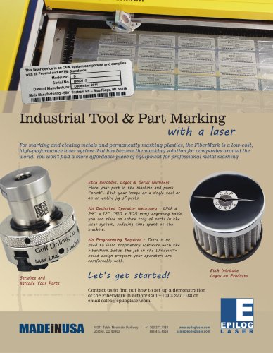 Industry: FiberMark Industry Flyer