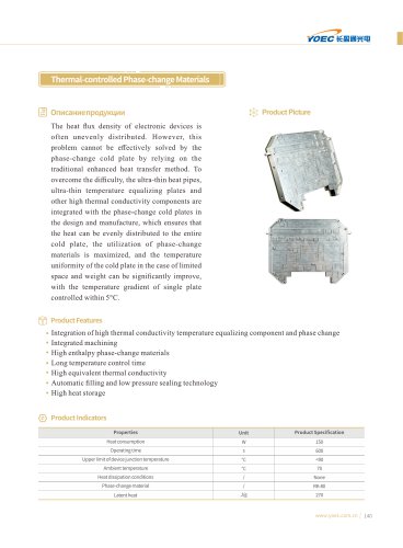 Thermal-controlled Phase-change Materials