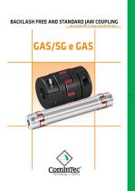 Backlash free jaw spacer coupling «in alluminium» ``GAS/SG-AL``