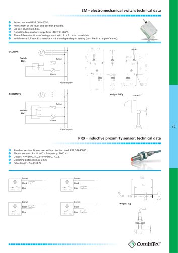 Proximity sensor 'PRX'