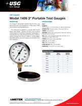Model 1409 3" Portable Test Gauges