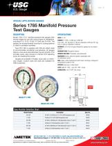 Series 1785 Manifold Pressure   Test Gauges