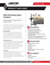 682T-HP Online Sulfur Analyzer