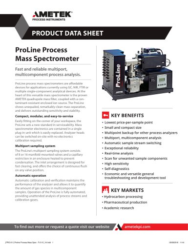 ProLine Process Mass Spectrometer