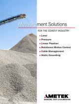 Measurement Solutions FOR THE CEMENT INDUSTRY