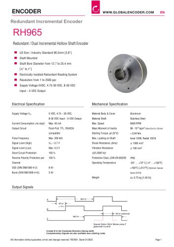Datasheet RH965 (EN)