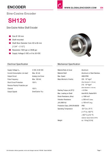 Datasheet SH120 (EN)