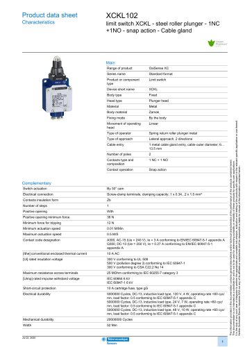 limit switch XCKL